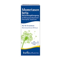 MOMETASON beta Heuschnupfenspray 50µg/Sp.140 Sp.St - 18g