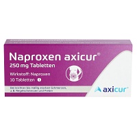 NAPROXEN axicur 250 mg Tabletten - 10Stk - Für Sie
