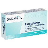 PARACETAMOL SANAViTA 125 mg Zäpfchen - 10Stk