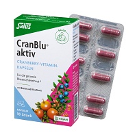CRANBLU aktiv Cranberry-Vitamin-Kapseln Salus - 10Stk