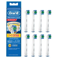 ORAL B Aufsteckbürsten Prec.Clean Bakteriensch.7+1 - 8Stk