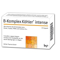 B-KOMPLEX Köhler intense Kapseln - 15Stk - Vegan