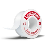 LEUKOPLAST Skin Sensitive 2,5 cmx1 m m.Schutzring - 1Stk