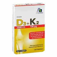 D3+K2 2000 I.E.+100 µg Tabletten - 120Stk - Für Senioren