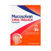 MUCOSOLVAN 1mal täglich Retardkapseln - 10Stk - Erkältung