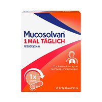 MUCOSOLVAN 1mal täglich Retardkapseln - 5x10 Stk - Erkältung