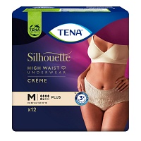 TENA SILHOUETTE Plus M creme Inkontinenz Pants - 4X12Stk - Tena Silhouette