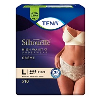 TENA SILHOUETTE Plus L creme Inkontinenz Pants - 4X10Stk - Einmalprodukte