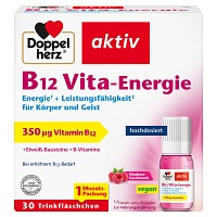DOPPELHERZ B12 Vita-Energie Trinkampullen - 30Stk - Gedächtnis, Nerven & Beruhigung