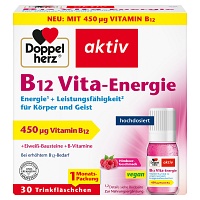 DOPPELHERZ B12 Vita-Energie Trinkampullen - 30Stk - Gedächtnis, Nerven & Beruhigung