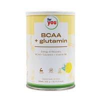FOR YOU BCAA+glutamin Energy & Recovery Zitrone - 480g - Aminosäurepräparate
