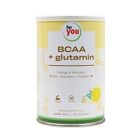 FOR YOU BCAA+glutamin Energy & Recovery Zitrone - 480g - Nahrungsergänzung