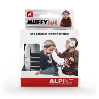 ALPINE MUFFY Ohrenschützer Baby schwarz/weiß - 1Stk