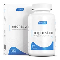 NUPURE magnesium mit Magnesiumcitrat Kapseln - 180Stk - Vegan