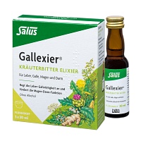 GALLEXIER Kräuterbitter Elixier Salus Flü.z.E. - 3X20ml - Magen, Darm & Leber