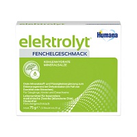 HUMANA Elektrolyt Fenchel Pulver Faltschachtel - 75g