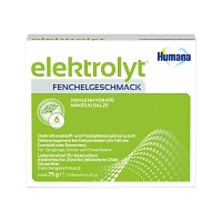 HUMANA Elektrolyt Fenchel Pulver Faltschachtel - 75g