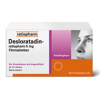 DESLORATADIN-ratiopharm 5 mg Filmtabletten - 100Stk