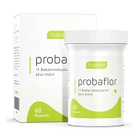 NUPURE probaflor Probiotika zur Darmsanierung Kps. - 60Stk - Entgiften-Entschlacken-Entsäuern