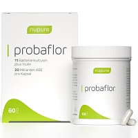 NUPURE probaflor Mikrobiotika magensaftres.Kapseln - 60Stk - Entgiften-Entschlacken-Entsäuern