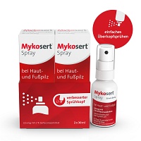 MYKOSERT Spray bei Haut- und Fußpilz - 2X30ml - Nagelpilz