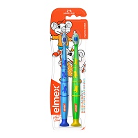 ELMEX Kinder Zahnbürste Duo Pack - 2Stk - Pflegeprodukte für Kinder