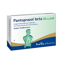 PANTOPRAZOL beta 20 mg acid magensaftres.Tabletten - 7Stk