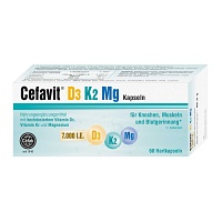 CEFAVIT D3 K2 Mg 7.000 I.E. Hartkapseln - 60Stk