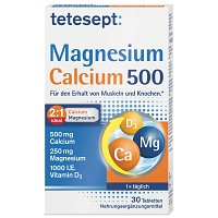 TETESEPT Magnesium+Calcium 500 Tabletten - 30Stk