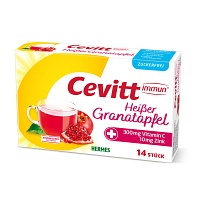 CEVITT immun heißer Granatapfel zuckerfrei Gran. - 14Stk