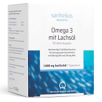 SANHELIOS Omega-3 mit Lachsöl Kapseln - 90Stk - Omega-3-Fettsäuren