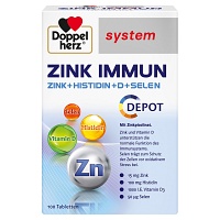 DOPPELHERZ Zink Immun Depot system Tabletten - 100Stk - Doppelherz® System