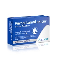 PARACETAMOL axicur 500 mg Tabletten - 20Stk - Haus- & Reiseapotheke