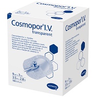 COSMOPOR I.V. transparent Fixierverb.7x9 cm steril - 100Stk