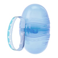 SCHNULLERBOX 2tlg.blau chicco - 1Stk