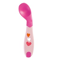 ESSLERNLÖFFEL angewinkelt girl chicco - 1Stk