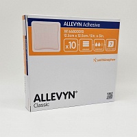 ALLEVYN Adhesive 12,5x12,5 cm haftende Wundauflage - 10Stk
