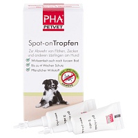 PHA Spot-on Tropfen f.Hunde - 2X2ml - Zecken, Flöhe & Co.