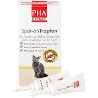 PHA Spot-on Tropfen f.Katzen - 2X1.5ml - Zecken, Flöhe & Co.