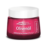 OLIVENÖL INTENSIVCREME Rose Augencreme - 15ml - Trockene Haut