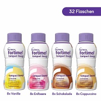 FORTIMEL Compact Energy Mischkarton - 8X4X300ml - Trinknahrung & Sondennahrung