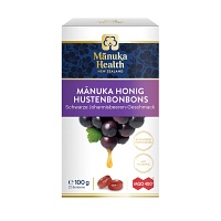 MANUKA HEALTH MGO 400+ Lutschbonb.schw.Johannisb. - 100g - Manuka Sortiment