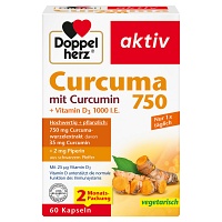 DOPPELHERZ Curcuma 750 Kapseln - 60Stk - Immunsystem & Zellschutz
