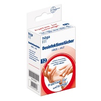 DESINFEKTIONSTÜCHER Hände+Haut - 12Stk