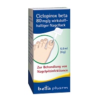 CICLOPIROX beta 80 mg/g wirkstoffhalt.Nagellack - 6.6ml