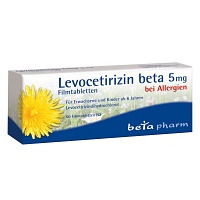 LEVOCETIRIZIN beta 5 mg Filmtabletten - 50Stk