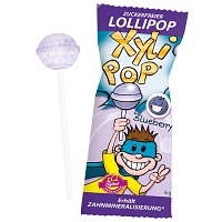 MIRADENT XyliPOP Lolli Zahnpflegelolli Blaubeere - 1X6g