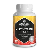 MULTIVITAMIN DAILY ohne Jod vegetarisch Kapseln - 120Stk - Für Frauen & Männer