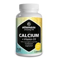 CALCIUM D3 600 mg/400 I.E. vegetarisch Tabletten - 120Stk - Für Senioren