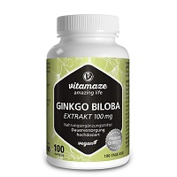 GINKGO BILOBA 100 mg hochdosiert vegan Kapseln - 100Stk - Vegan
